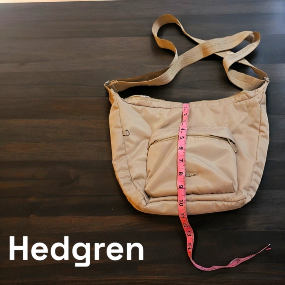 Hedgren tan shoulder bag